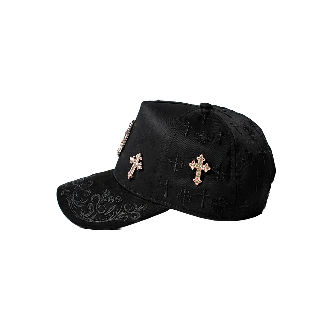 GUADALUPE CROSS ROSE GOLD